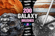 Procreate Galaxy Space brushes, a Brush Add-On by Revabrush (Thumbnail 1 of 7)