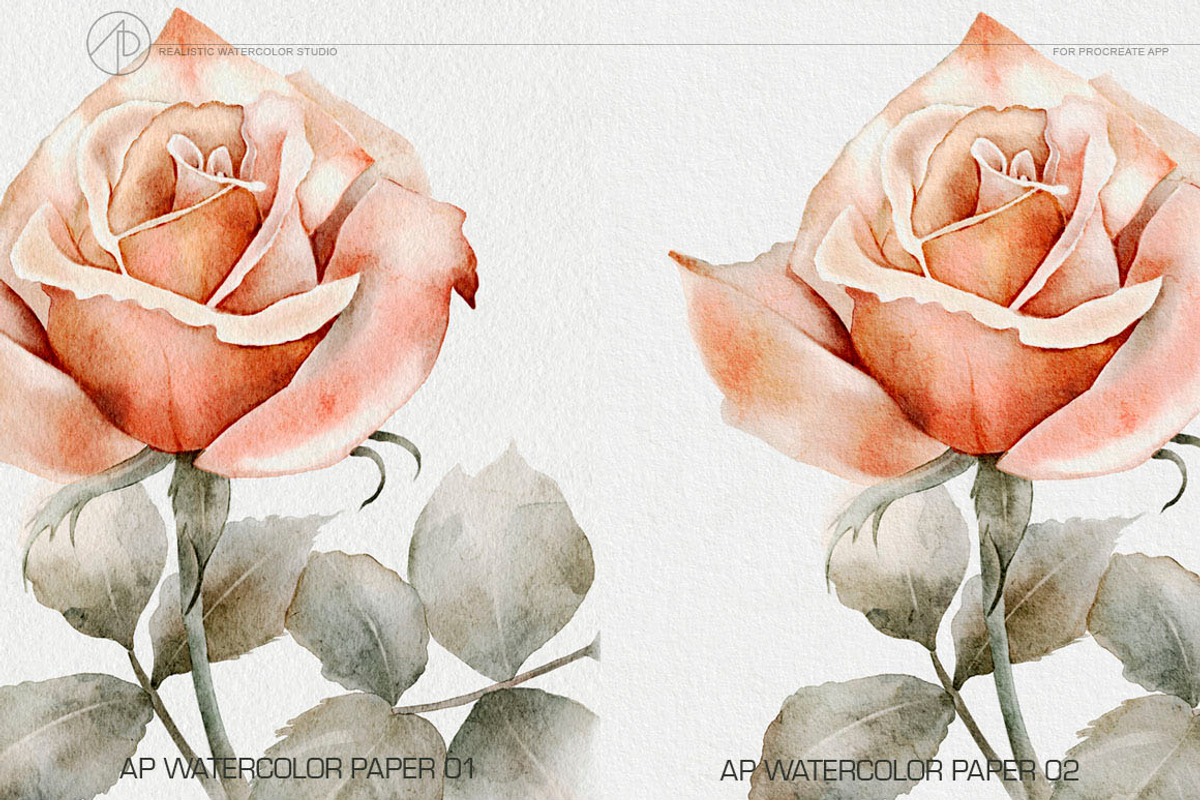 Real Watercolor Procreate Brushes, a Brush Add-On by AP Studio (Photo 10 of 12)