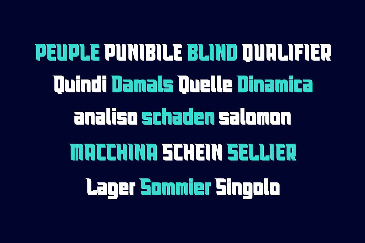 Rusce - Bold Sport Font, a Font by lelevien (Photo 3 of 4)