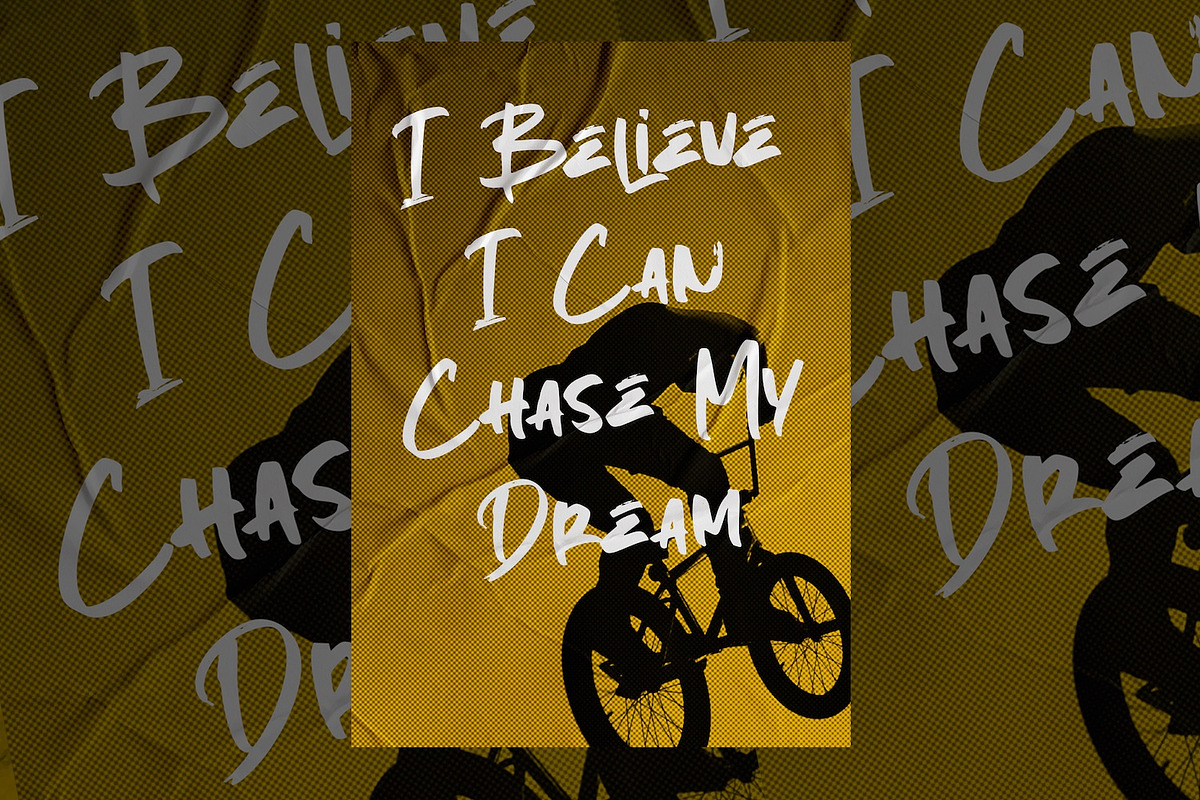 Theory Display - Textured Brush Font, a Handwritten Font by StringLabs (Photo 6 of 8)