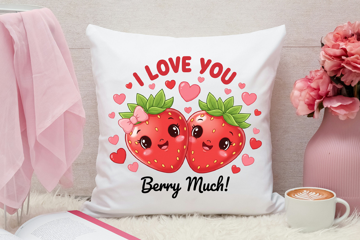I Love You Berry Much PNG, an Illustration by Canvas Craft (Photo 4 of 7)