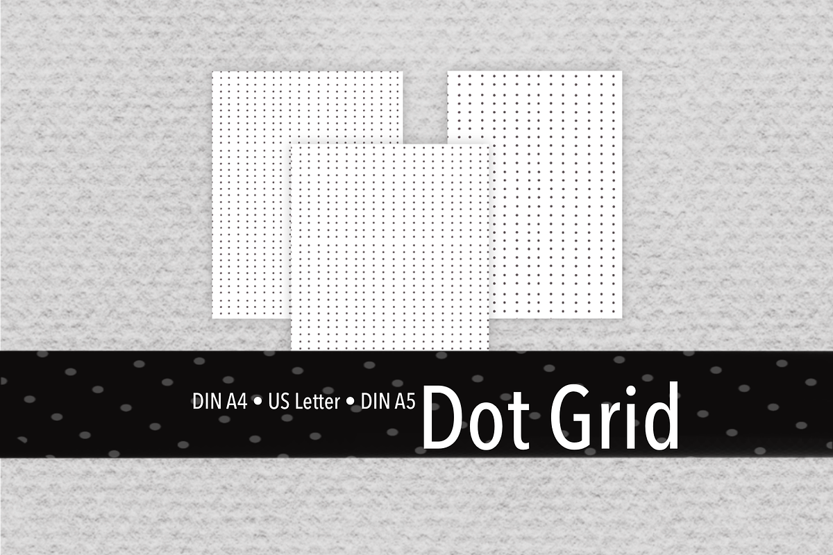 Dot Grid printable, an Illustration by SandraBredtmann
