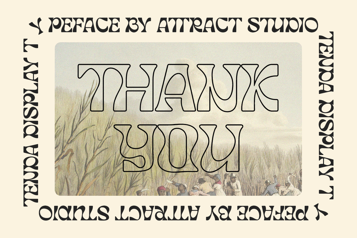 Tenda Display, a Font by Attract Studio (Photo 17 of 17)