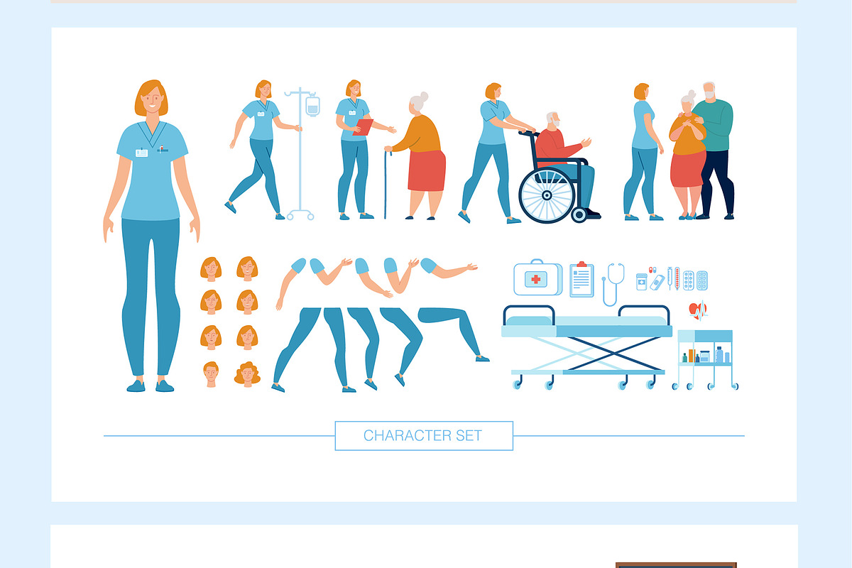 People Constructor Vector Scenes, a Person Illustration by Tera Vector (Photo 2 of 2)