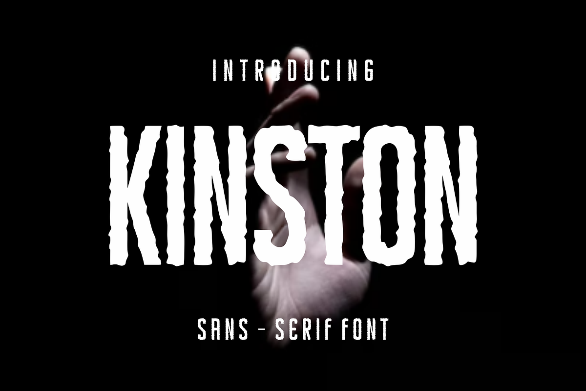 Kinston, a Sans Serif Font by lelevien (Photo 1 of 3)