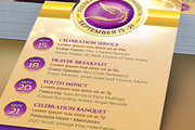 Clergy Anniversary Rack Card, a Flyer Template by Godserv Designs (Thumbnail 3 of 4)