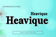 Heavique, a Serif Font by Wow Magic (Thumbnail 1 of 3)