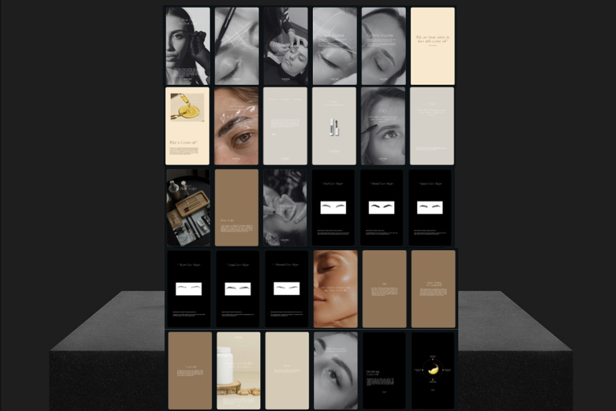Brow & Beauty Instagram Templates preview 6