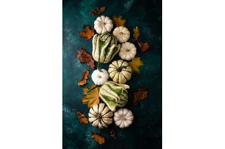 Autumn fall background with pumpkins, a Food & Drink Photo by Yulia Furman
