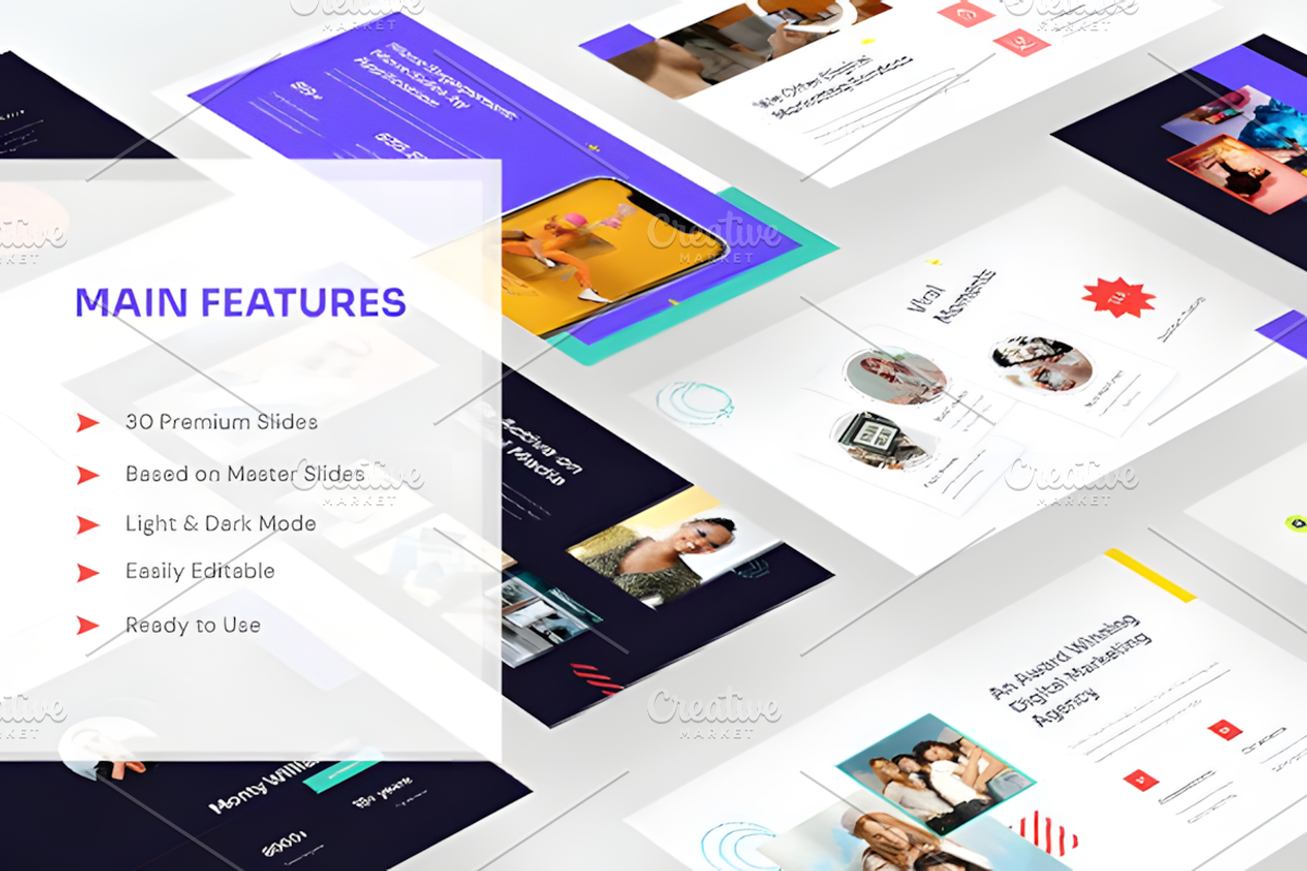 Influencer Google Slides Template, a Social Media Template by Ink Gallery (Photo 2 of 5)