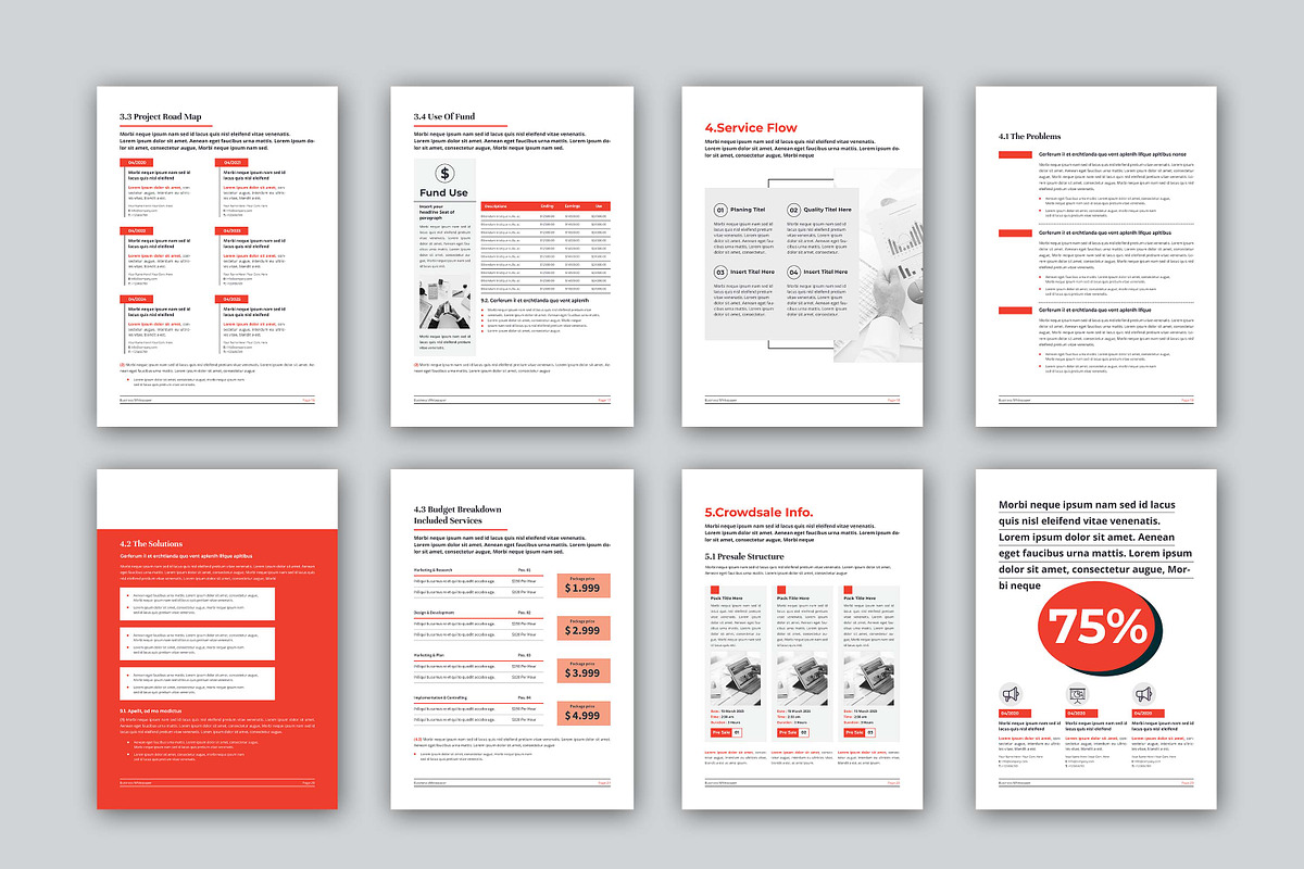 White Paper 42 Pages, a Brochure Template by obayes (Photo 8 of 28)