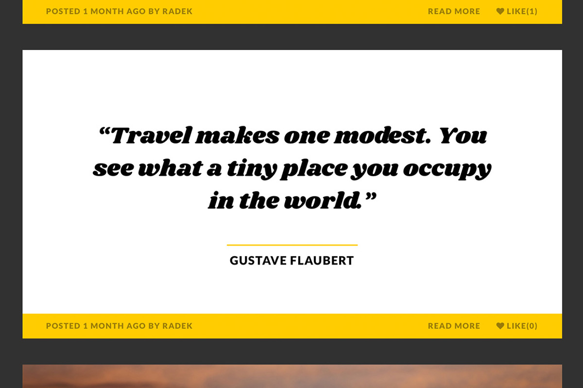 Wayfarer WordPress Theme, a WordPress Template by Theme Junkie (Photo 3 of 4)