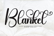Blanket | Script Font, a Handwritten Font by Scratchones (Thumbnail 1 of 9)