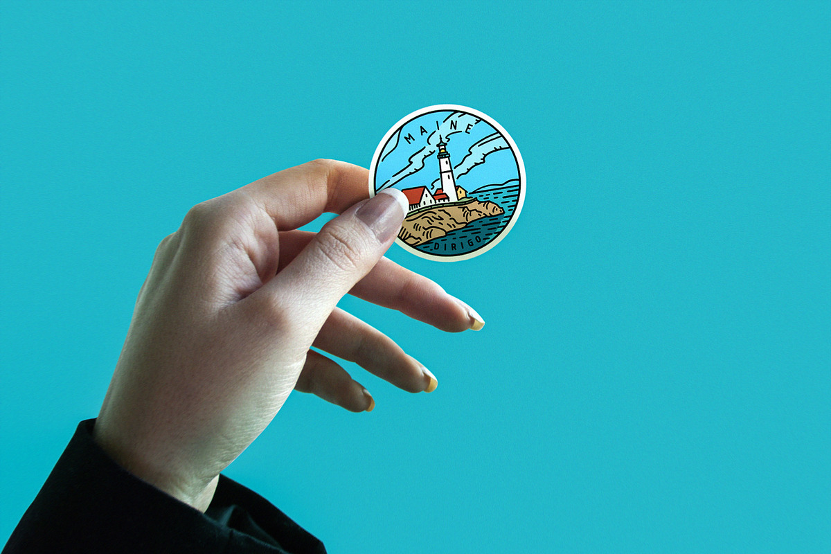 Line Logos. 50 States of the USA., an Object Graphic by Red Monkey (Photo 6 of 8)