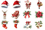Classic Christmas Clipart, an Illustration by Designworld (Thumbnail 4 of 5)