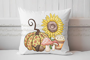 Pumpkin Illustrations PNG Bundle, a Seasonal Illustration by Pet Cave (Thumbnail 3 of 3)