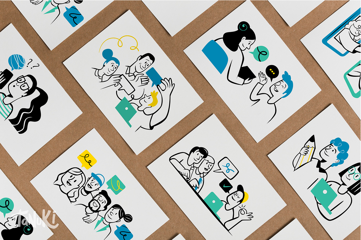 Human touch Illustration pack, a Person Illustration by Tanukis (Photo 8 of 10)