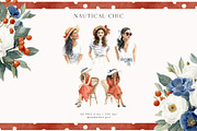 Nautical Chic Collection, a Decorative Illustration by PeDe Designs (Thumbnail 7 of 29)