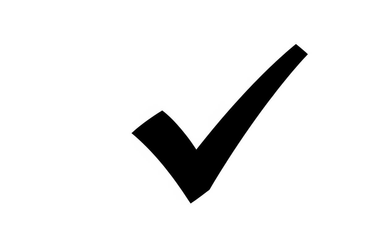Simple and bold checkmark silhouette, an Illustration by Amazin_art (Photo 6 of 26)