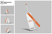 Clothing Label Tag Mockup, a Merchandise Mockup by Gatamotion (Thumbnail 1 of 5)