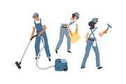 Cleaning service working, a Person Illustration by Good Studio (Thumbnail 3 of 3)