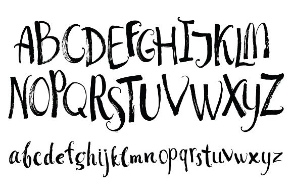 Set of vector alphabet preview 2