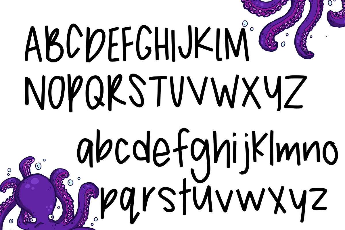 Awkward Octo Font Duo preview 3