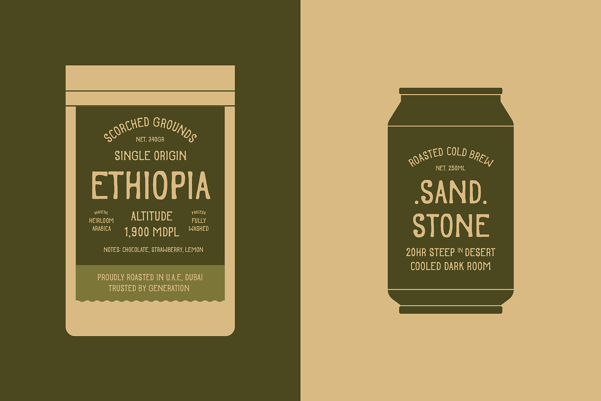 SFC Camel Track, a Sans Serif Font by Skilline Supply Co. (Photo 6 of 8)