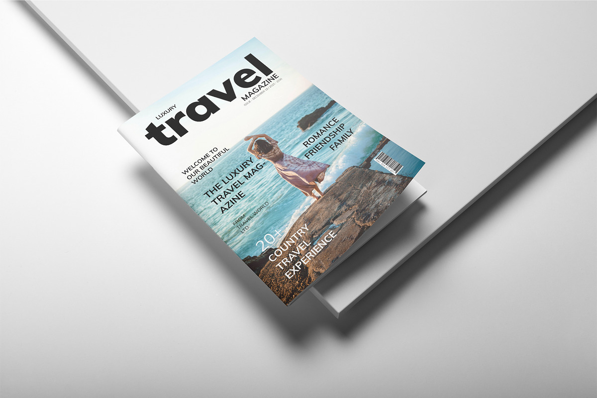 Luxury Travel Magazine Template, a Magazine Template by DesignCrest (Photo 3 of 11)