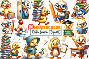 Back To School Funny Ducks Clipart, a Seasonal Illustration by Rose Art (Thumbnail 1 of 4)