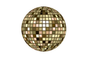 Shiny disco ball halftone, a Texture Illustration by Things for designers
