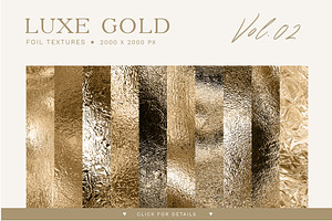 10 Luxe Gold Textures Vol. 02