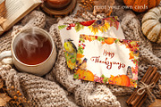 Autumn Thanksgiving Clipart PNG, a Seasonal Illustration by Where summer is (Thumbnail 11 of 12)