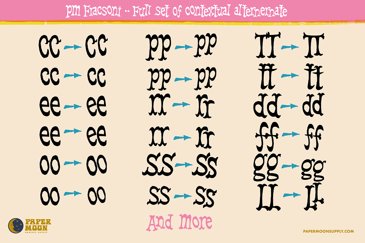 PM Frasconi Midcentury Woodcut Font, a Handwritten Font by Paper Moon Graphic Supply (Photo 5 of 17)