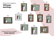 Paquita's Scene Creator - 31 frames, a Household Mockup by bluevan (Thumbnail 10 of 16)