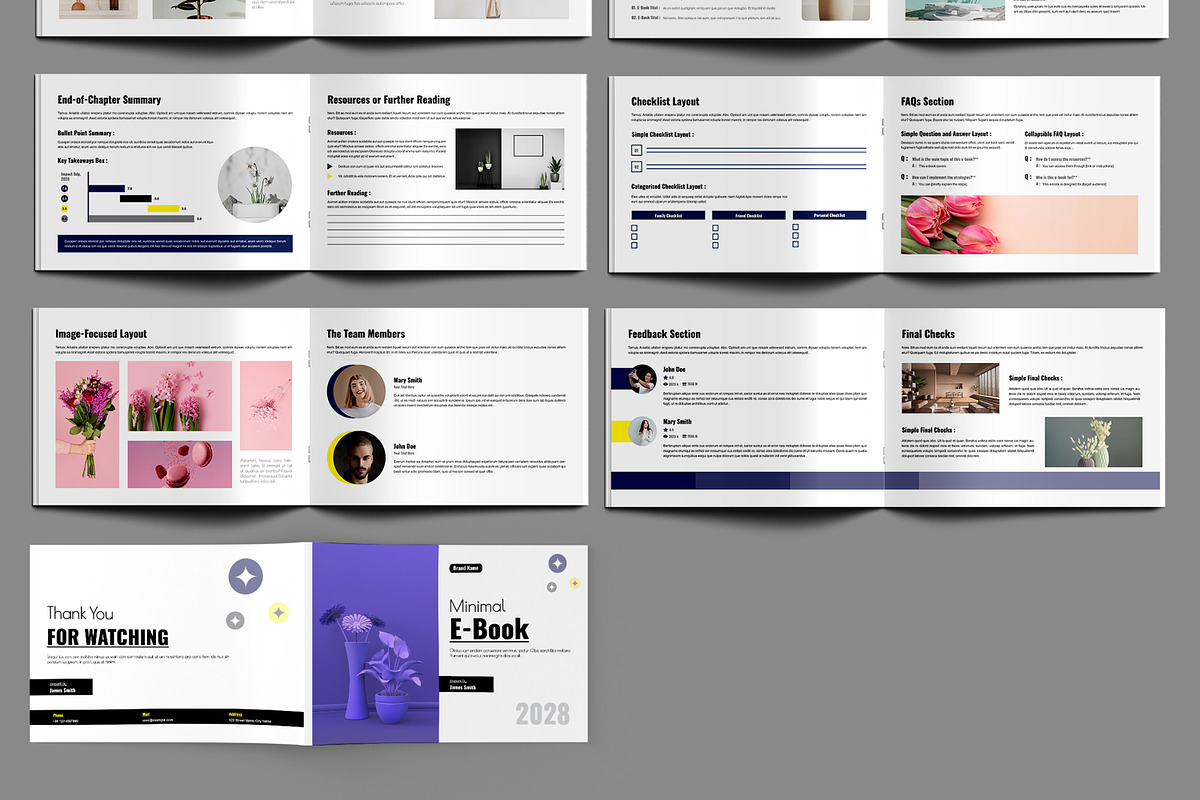 Clean Ebook Layout Landscape, a Brochure Template by MightyDesign (Photo 3 of 6)