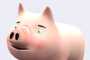 Toonpets animals - Pig, a Characters & Person 3D Model by 3DRT.com (Thumbnail 2 of 3)
