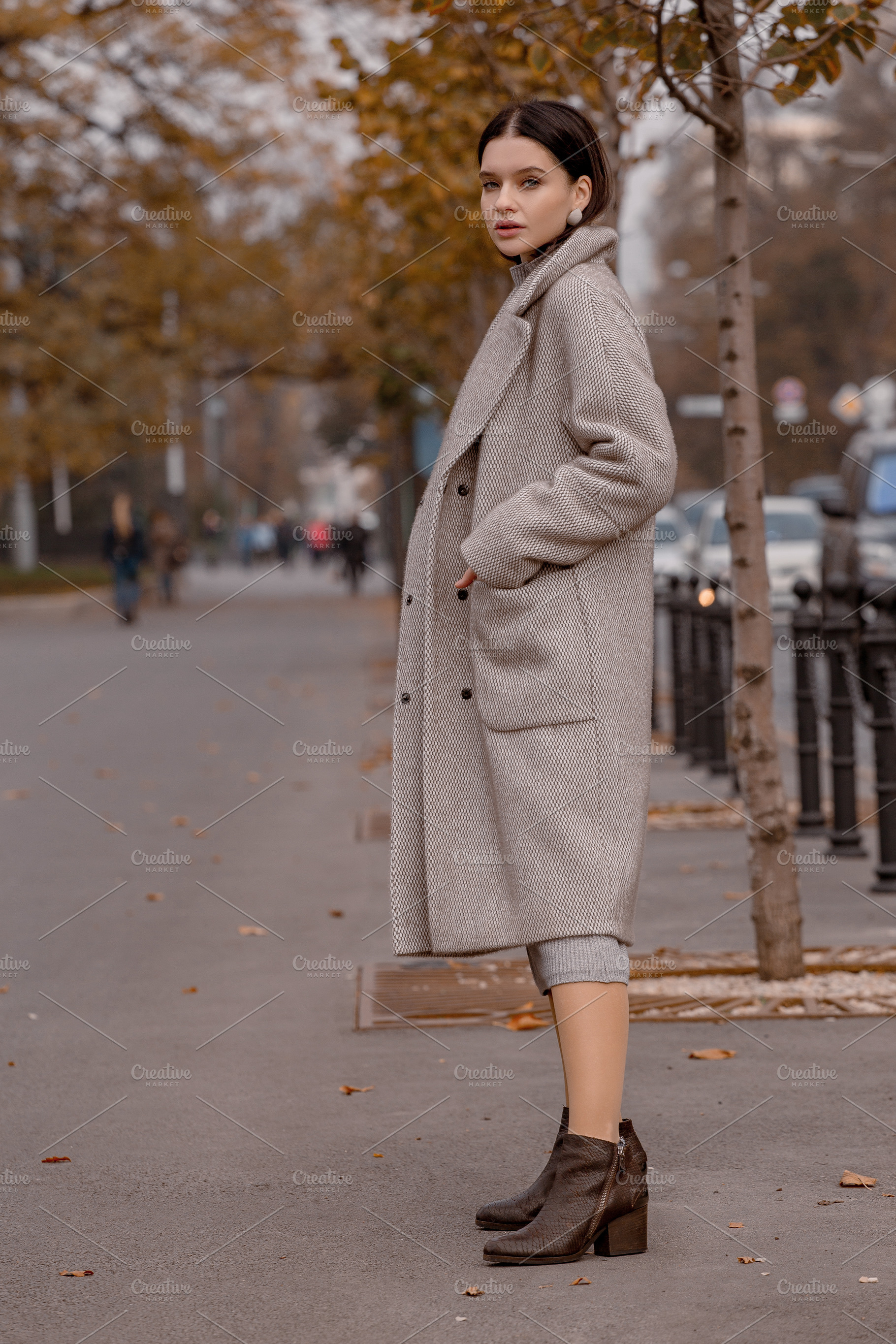Stylish girl walking on the street, a Person Photo by BUTKO Magazine
