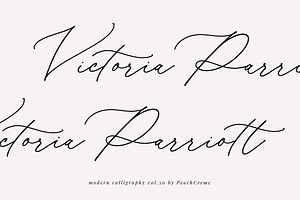 Hermitage Modern Calligraphy Font