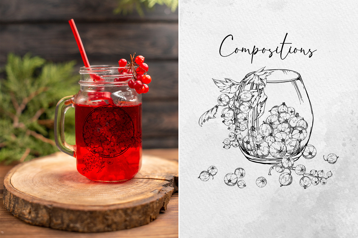 Inky currant harvest, a Food Illustration by MsFlaffy (Photo 2 of 9)