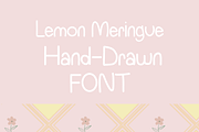 Lemon Meringue Handwriting Font, a Handwritten Font by RoxyStudioCo (Thumbnail 1 of 7)