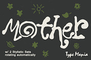 Mother TM – Hand-grown Dynamic Font, a Handwritten Font by Type Mania (Thumbnail 1 of 10)