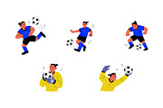Character Football Man Vol 2, a Sport Illustration by SLAB! Design (Thumbnail 2 of 3)