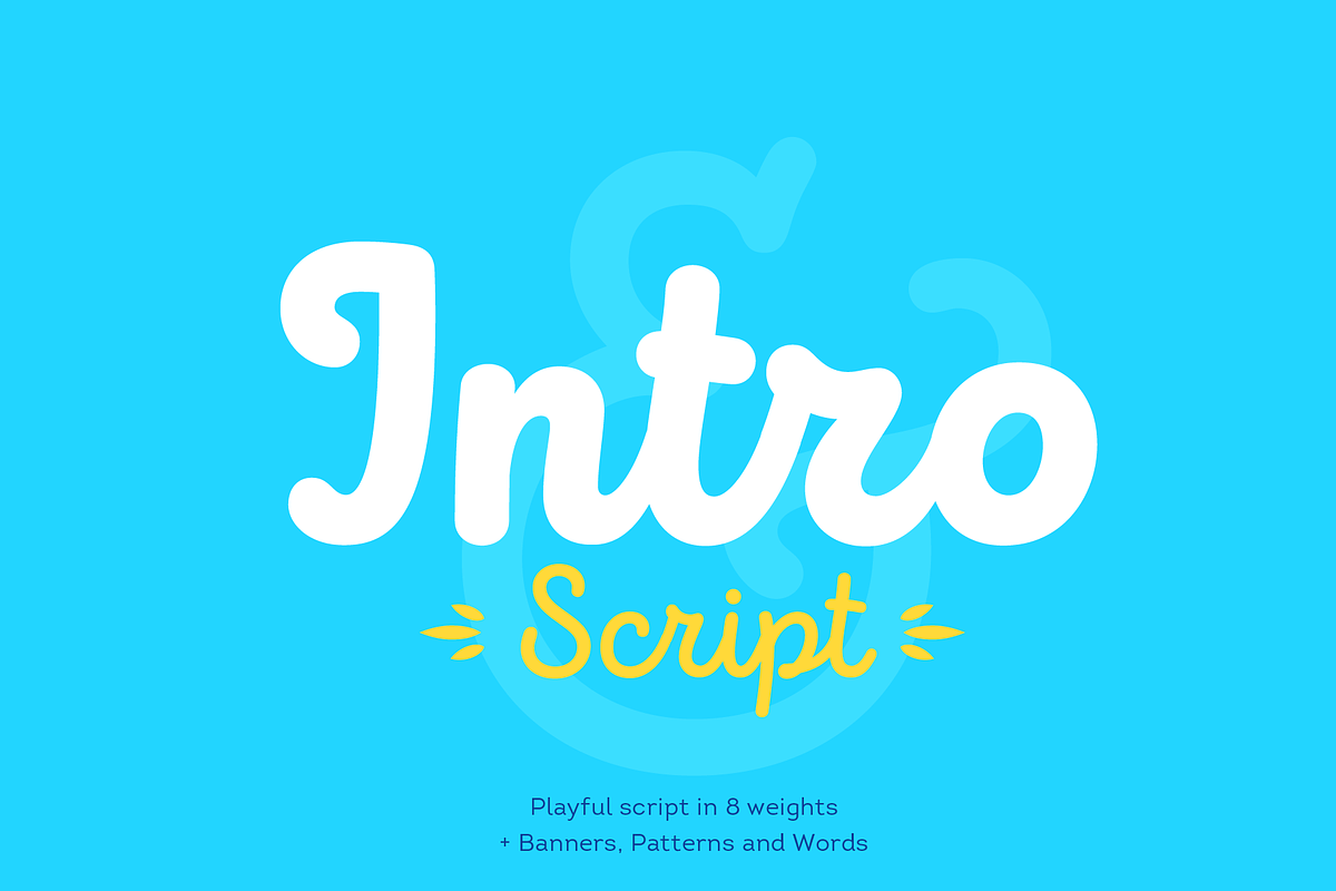 Intro Script, a Script Font by Fontfabric (Photo 1 of 12)