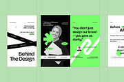 Creative Agency Instagram Pack, a Social Media Template by fakhroo (Thumbnail 2 of 4)