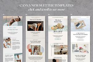 Selena - Canva Newsletter Templates