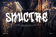 Skuctre - Brush Graffiti Font, a Handwritten Font by Dhabee (Thumbnail 1 of 7)