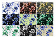 ANEMONE watercolor patterns set, a Pattern Graphic by Anastasia Koba (Thumbnail 8 of 10)