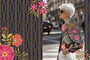 Jacobean Floral & Tartan Patterns, a Pattern Graphic by Sonulkaster (Thumbnail 8 of 10)