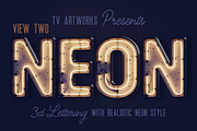 Modern Neon 3D Lettering, a Graphic by TVartworks (Thumbnail 16 of 18)